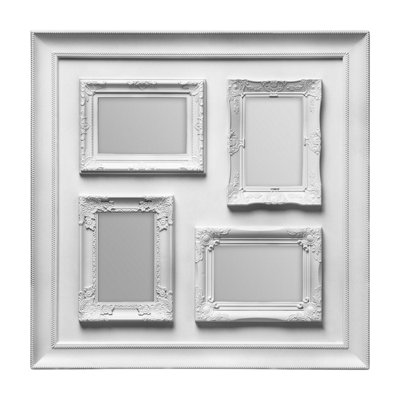 Maison by Premier Vintage Style Silver 4 Photo Frame DIY at B&Q