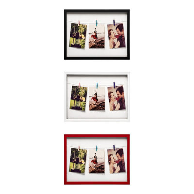 Maison by Premier Washing Line 3 Peg Deep Red Photo Frame