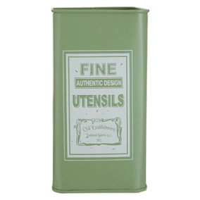 Maison by Premier Whitby Green Utensil Canister - Single Canister