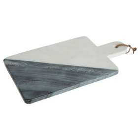 Maison by Premier White And Grey Marble Serving Board