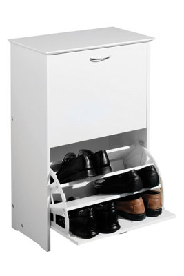 Maison by Premier White Finish Shoe Storage Cupboard