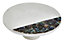 Maison by Premier White Marble Round Cake Stand