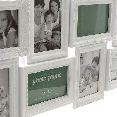 Maison by Premier White Vintage 8 Photo Frame
