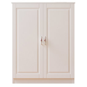 MAISON  White Shoe Cabinet With 2 Doors