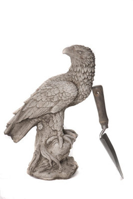 Majestic Stone Cast Eagle Ornament