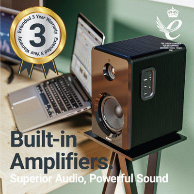 Majority D40 Bluetooth Bookshelf Speakers
