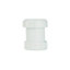 Make Compression 40mm Straight Coupler White (One Size)