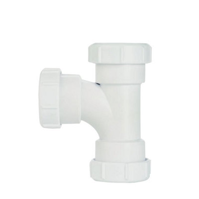 Make Compression Swept Tee White (40mm)