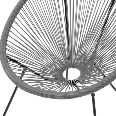 Make It A Home Brasilia Synthetic Weave Steel Framed 3-Piece Garden Bistro Set