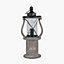 Make It A Home Dartmouth Grey Maritime Antique Style Oil Lantern Table Lamp