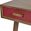 Make It A Home Elijah Retro Dark Pine 3-Drawer Desk