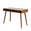 Make It A Home Elijah Retro Dark Pine 3-Drawer Desk