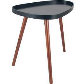 Make It A Home Ettore Dark Pine Lipped Teardrop Side Table