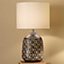 Make It A Home Inger Engraved Geometric Ceramic Table Lamp