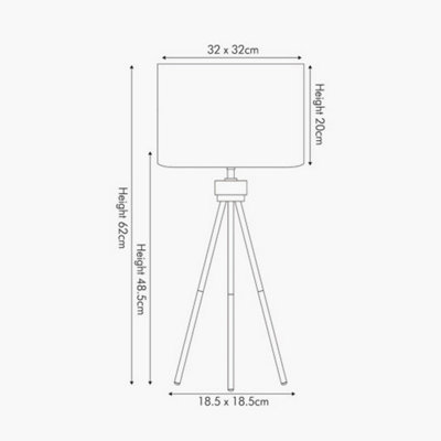 Slim on sale lamp stand