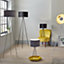Make It A Home Maxime Black Slim Leg Brushed Velvet Shade Table Lamp