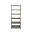 Make It A Home Metz Taupe Pine Wood 6 Tier Standing Bookcase