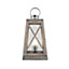 Make It A Home Mila Grey Whitewashed Coastal Lantern Table Lamp