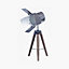 Make It A Home Nassau Grey Film Inspired Task Tripod Table Lamp