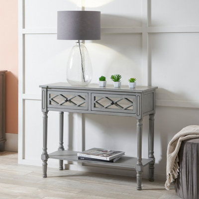 Dove grey 2024 console table