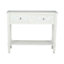 Make It A Home Olbia Ivory Mirrored Pine Wood Console Table