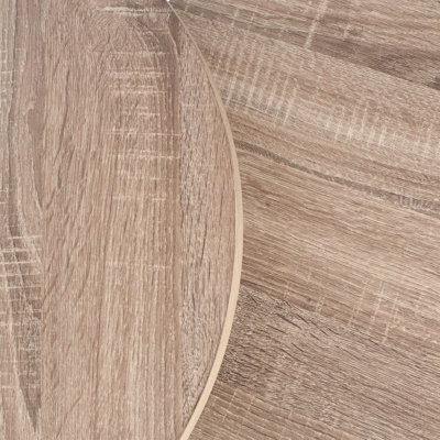Make It A Home Olean Set of 2 Nested Light Oak Wood Effect Round Coffee Tables
