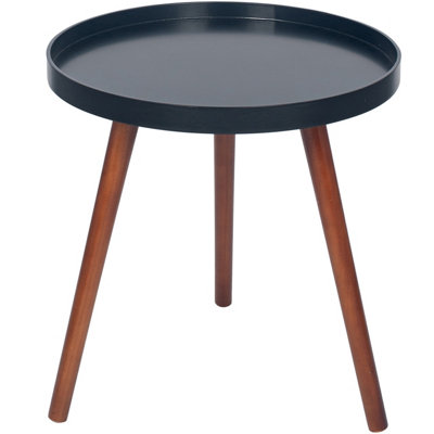 Make It A Home Pacari Dark Pine Leg Round Side Table | DIY at B&Q