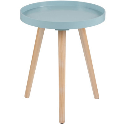 Make It A Home Pacari Natural Pine Leg Round Side Table | DIY at B&Q