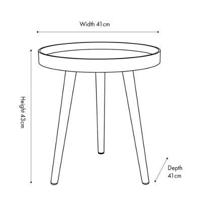 Round pine end deals table