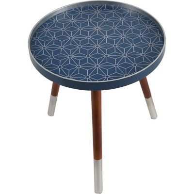 Geometric outdoor deals side table