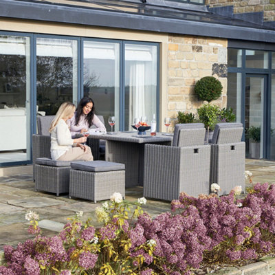 Make It A Home Southampton Cube Outdoor Furniture Set DIY at B&Q