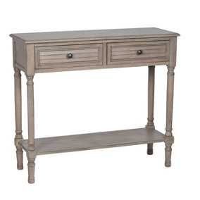 Make It A Home Toulouse Natural Pine Rectangular 2-Drawer Console Table