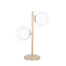 Make It A Home Vandalia 2-Bulb Orb Glass Ball Table Lamp