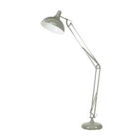 Make It A Home Washington Adjustable Matt Grey Floor Lamp