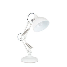 Make It A Home Washington Adjustable White Table Lamp