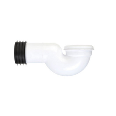 Make Swan Neck Toilet Pan Connector White (One Size)
