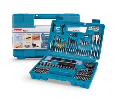 Makita straight shank accessory store set 101 pieces