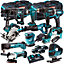 Makita 11 Piece Power Tool Kit 18V LXT 4 x 5.0Ah Batteries T4TKIT-261