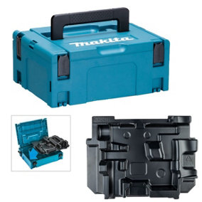 Makita 12v Max 10.8v HR166 HR140 SDS Makpac Tool Case and Inlay for Type 2 Case