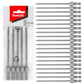 Makita 130mm PH2 Bits 20 Pack for Autofeed Drywall Screwdriver DFS452 DFS250