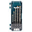 Makita 16 Piece Mixed HSS Metal Brad Point Wood TCT Masonry Mix Drill Bit Set