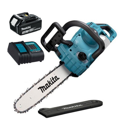 Makita 18v Cordless Chainsaw Brushless 350mm 35cm Cutting Guard + 3.0AH Kit