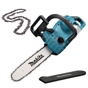 Makita 18v Cordless Chainsaw Brushless 350mm 35cm Cutting Guard + Spare Chain