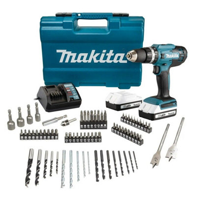 Makita 18v Cordless Combi Hammer Drill Driver Jigsaw Twin Pack