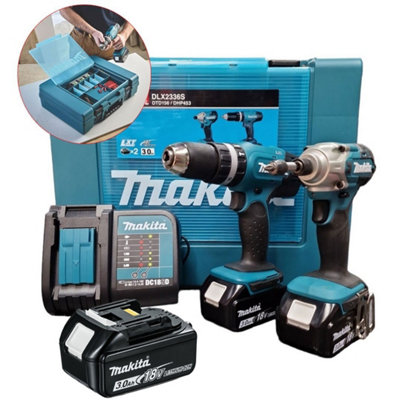 Makita 18 volt hammer drill impact combo kit discount