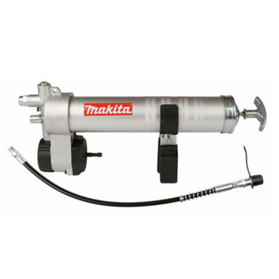 Makita 18v LXT Grease Gun Attachment with DHP482 2 Speed Cordless Combi Drill