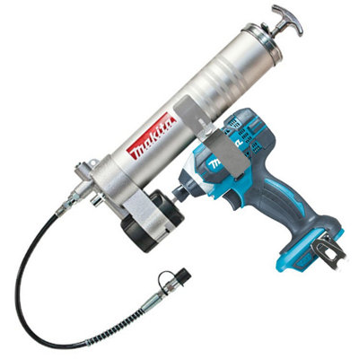 Makita 18v LXT Grease Gun Attachment with DTD152Z Cordless Impact Driver - Bare