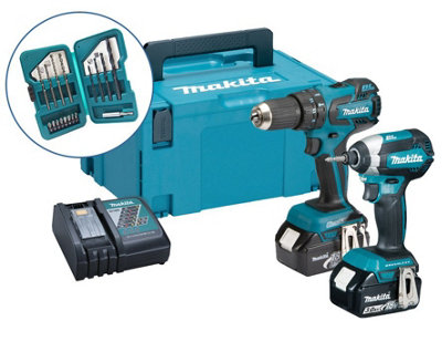 Makita 18V LXT Lithium Ion Brushless Kit DHP459 Hammer Drill