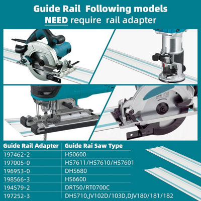Makita 197462-2 Guide Rail Adaptor for HS6600 HS6601 Circular Saw