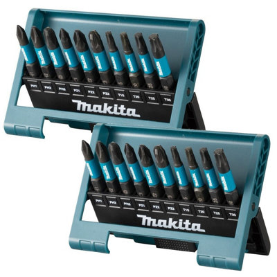 Makita 20 Piece Impact Black Impact Driver Impact Screwdriver Bit Set Pozi 50mm